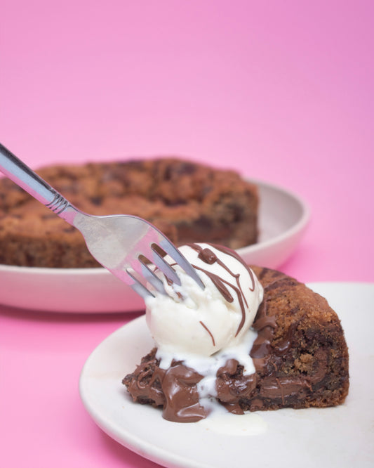 Nutella ChocoChip Cookie Cake