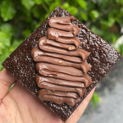 Chocolate ganache brownie (eggless)