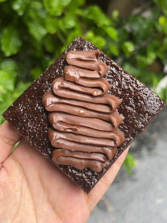 Chocolate ganache brownie (eggless)